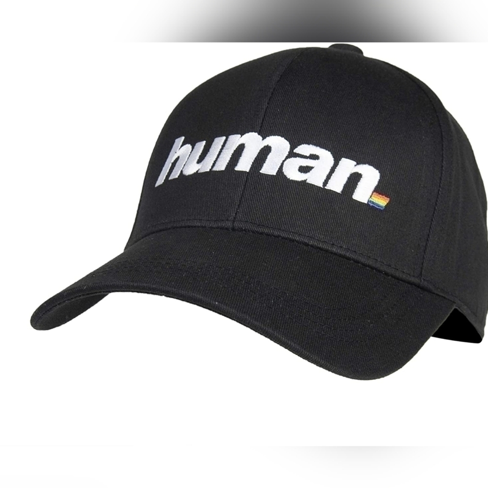 Pride Ready 🏳️‍🌈 Queer Eye Official "Human" Black Hat in Black New